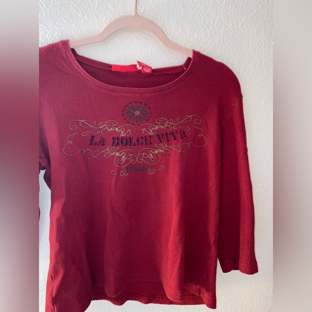 Gloria VanderBilt Y2K top